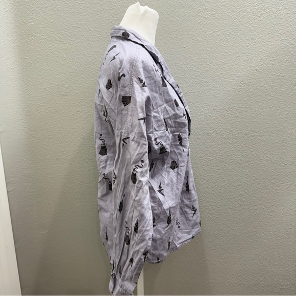 REI Womens Shirt Size Medium Purple Cooperative Lavender Button Down Top - Picture 6 of 8